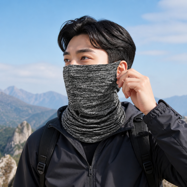 스포츠 넥워머 귀걸이형 목토시 운동용 페이스 마스크 스카프