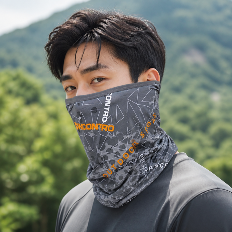 쿨 멀티 버퍼 귀걸이형 스포츠 마스크 넥워머 쿨러 목 덮개