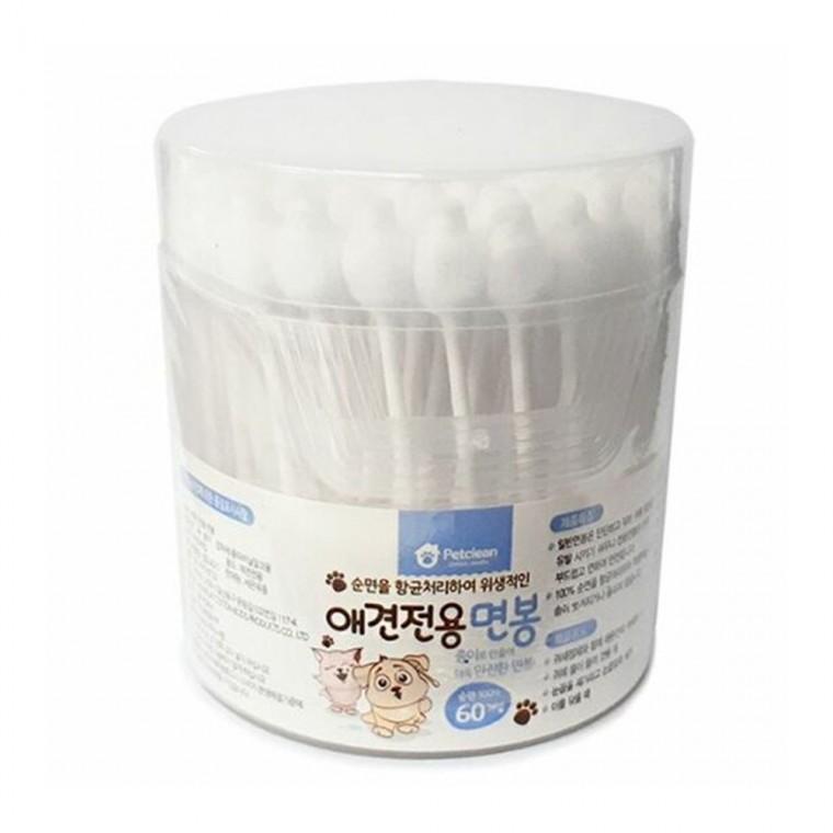 (5개묶음)펫크린 애견전용 면봉 60P
