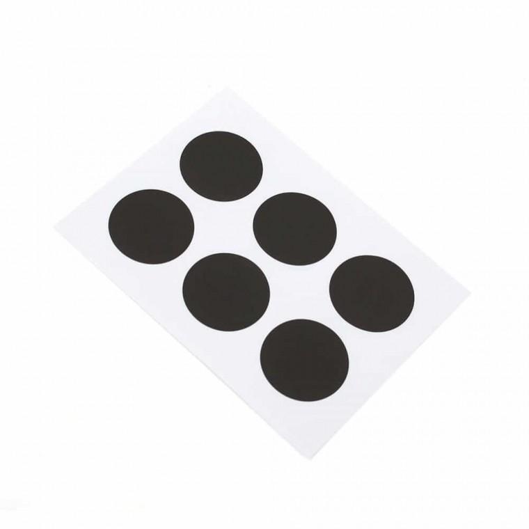 투표스티커 30mm 검정 60매입 색깔스티커 원형스티커