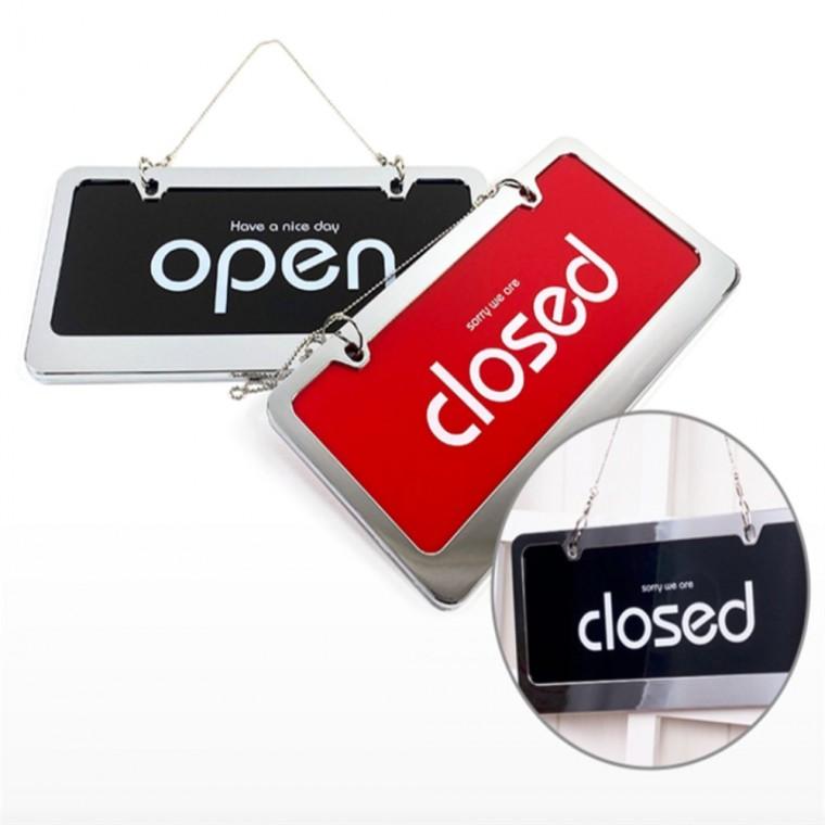 OPENCLOSED 사무실표지판 휴무안내