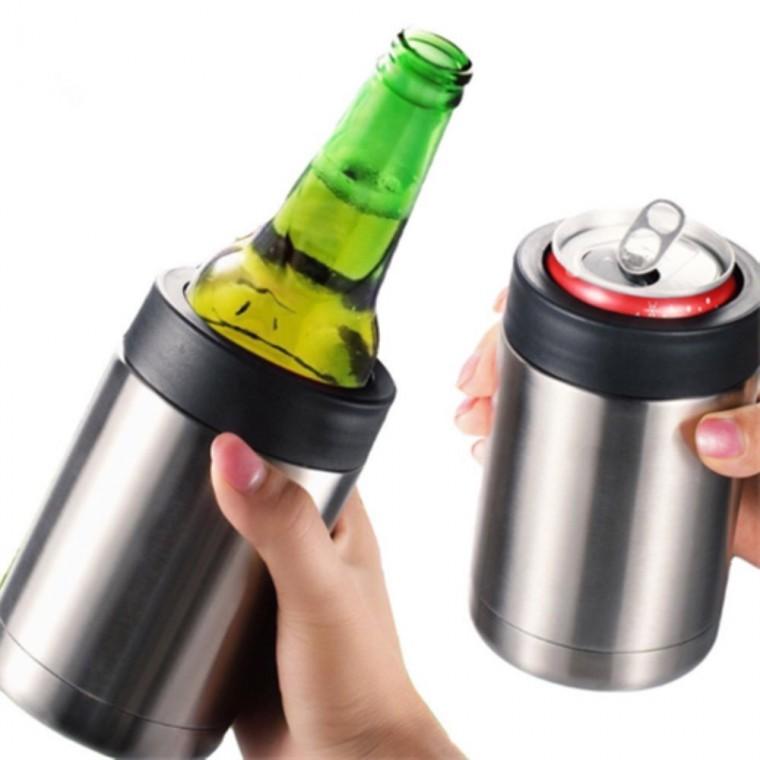 진공보온보냉 스텐 맥주 캔 쿨러 캔홀더 스텐쿨러 맥주아이싱