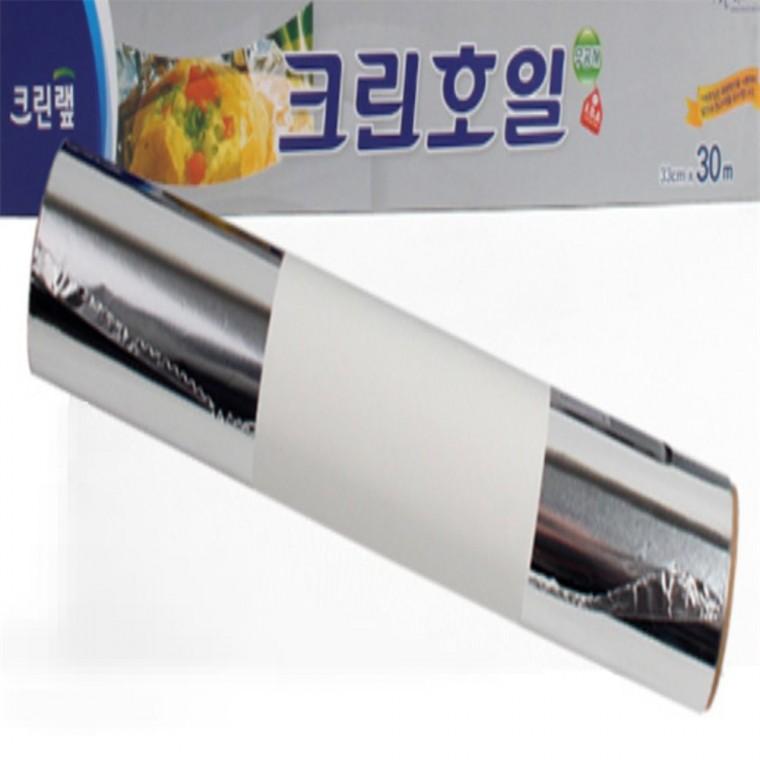 크린랩 크린호일 30M x 25 오븐호일 알루미늄호일 쿠킹호일 고구마호일 바베큐호일