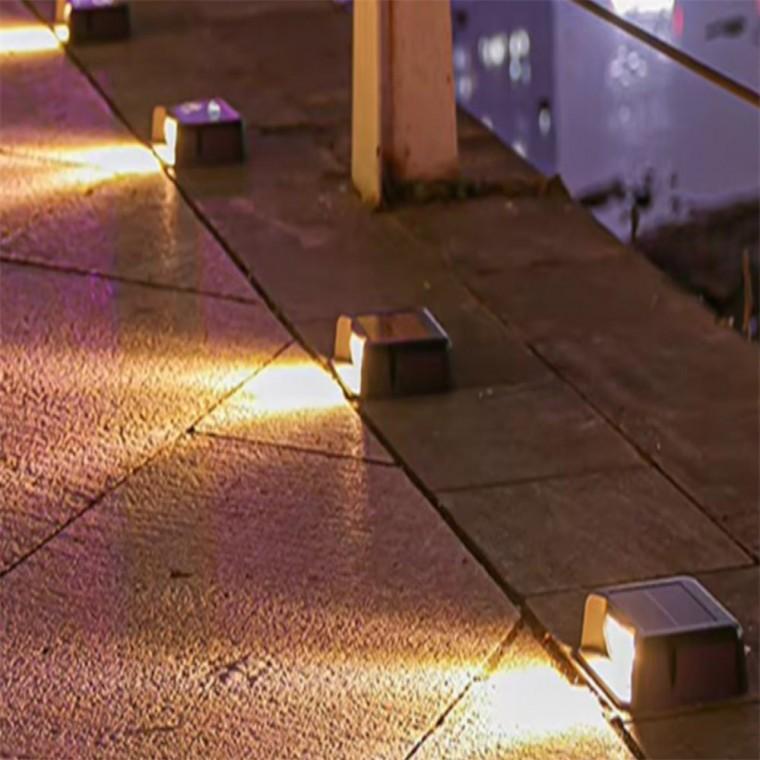 태양광 스텝라이트 3LED-RGB 길조명
