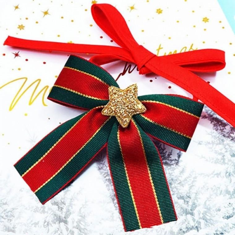 [2개묶음]문펫 X-MAS 별타이2 [랜덤발송]