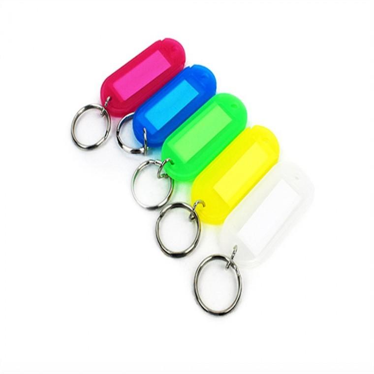 컬러 키홀더 5p 분홍키링 네임택키링