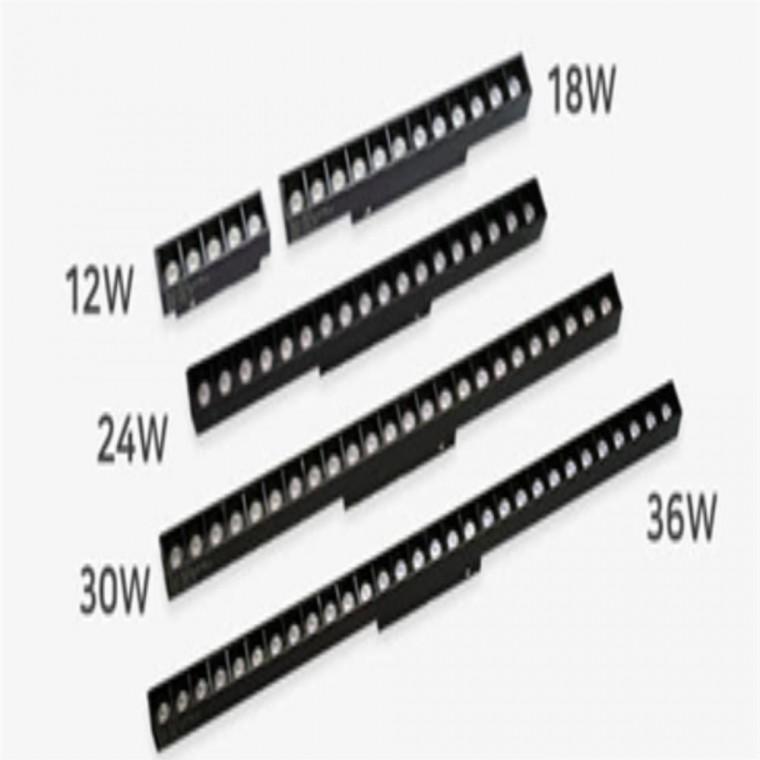 노출레일조명 시리즈 멀티집중형 12W 4000K 마그네틱레일조명