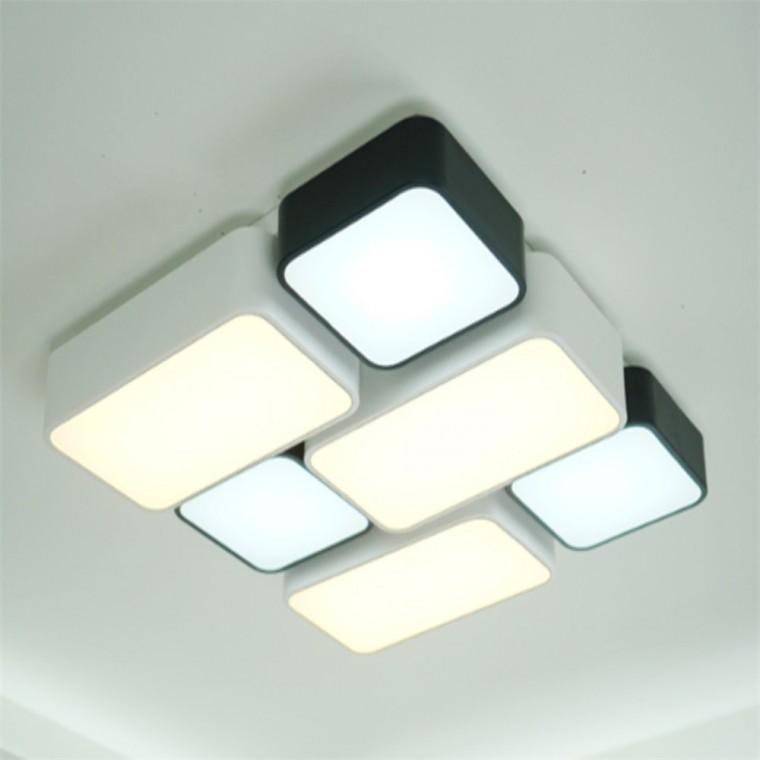 블록 6등 LED 색변환 거실등 거실전등