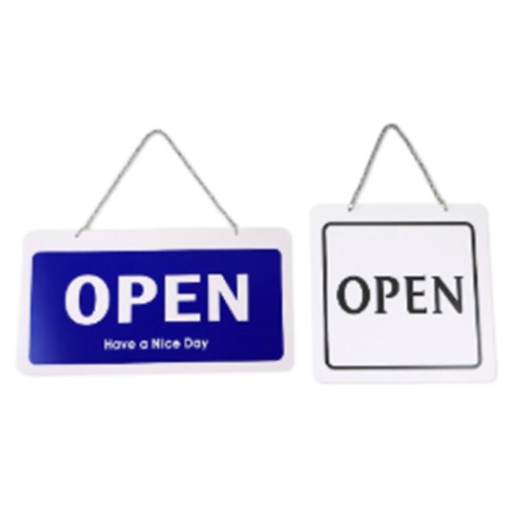OPEN CLOSED포멕스 미끄럼주의표판 도어사인