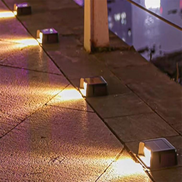 태양광 스텝라이트 6LED-RGB 정원등