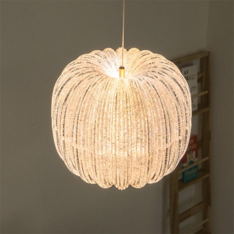 호박 LED 펜던트등 소 8W 크리스탈조명
