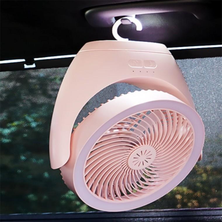 LED 무선 선풍기 화이트 탁상형선풍기