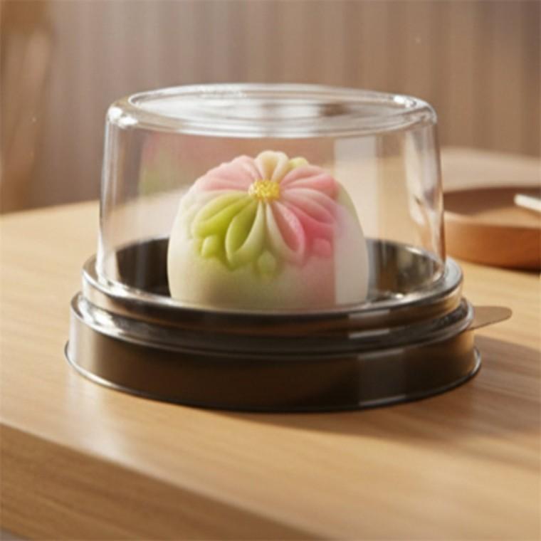 화과자 용기 디저트포장용기 돔형미니용기