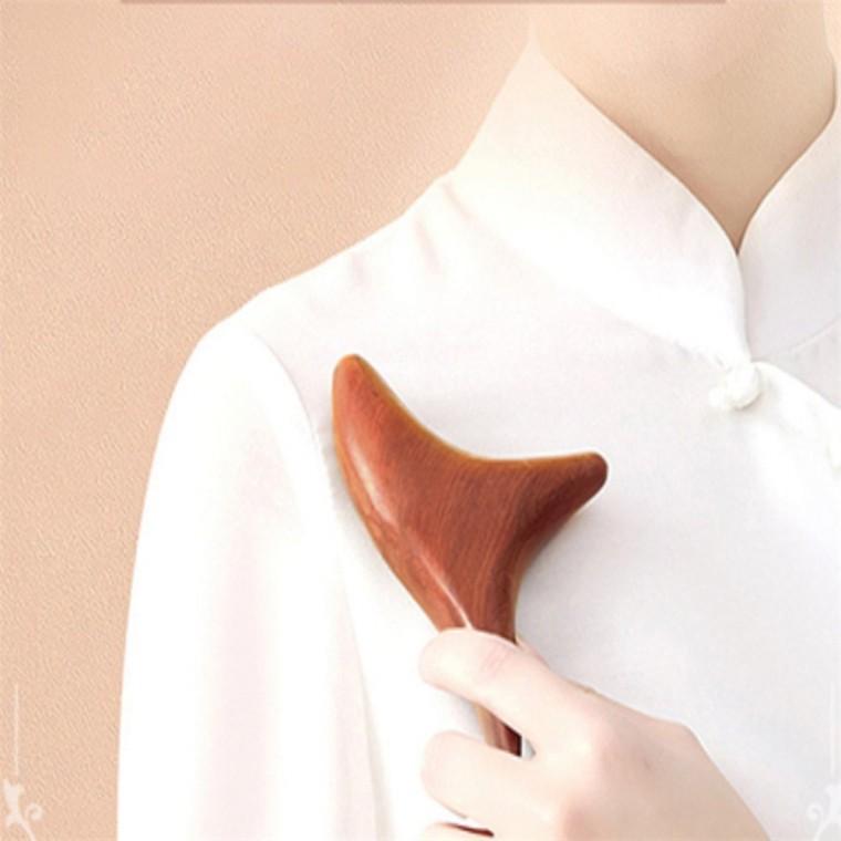 괄사 마사지기 어깨목안마기 나무괄사