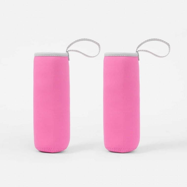물병파우치 2개입 550ml 핫핑크 물병가방 물통케이스