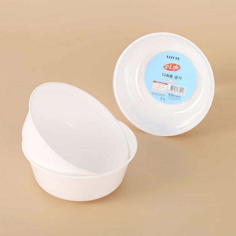 pp 일회용밥그릇 10p세트 12cm 일회용그릇 플라스틱그릇