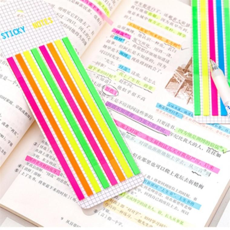 형광펜 인덱스 스티커 파스텔스티커 밑줄인덱스