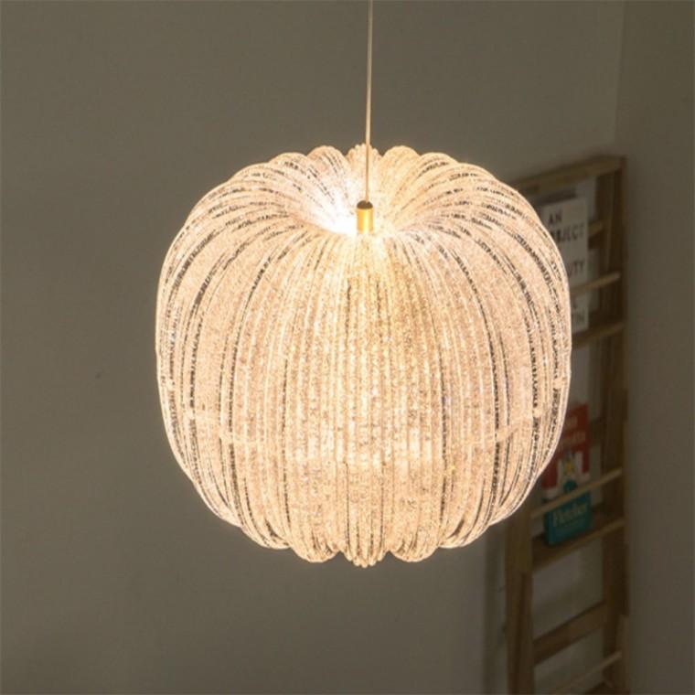 호박 LED 펜던트등 대 15W 카페샹들리에