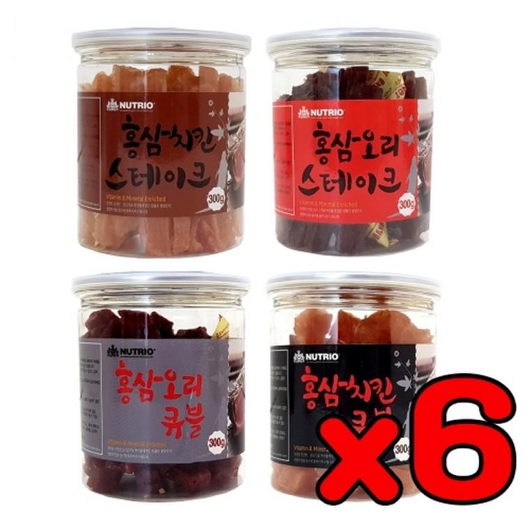 [6개묶음] 뉴트리오 홍삼간식 300g