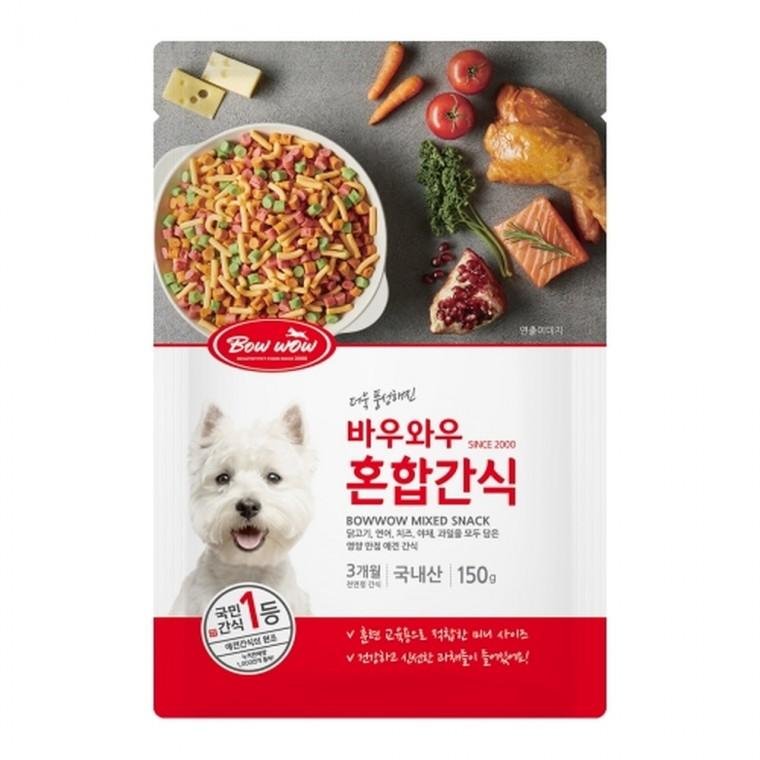 [3개묶음]바우와우 혼합간식 150g