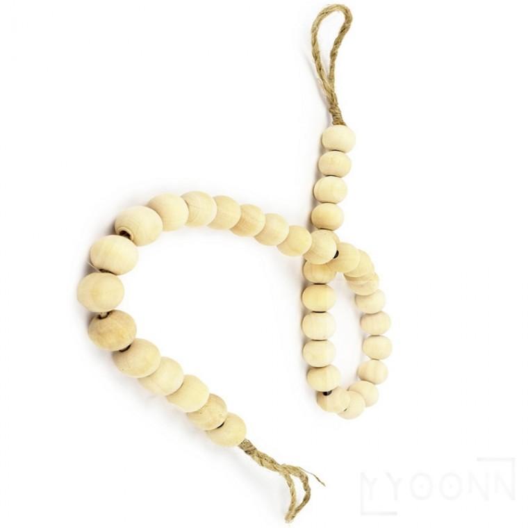원목구슬 화장지걸이