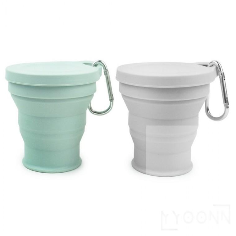 실리콘 접이식 등산컵