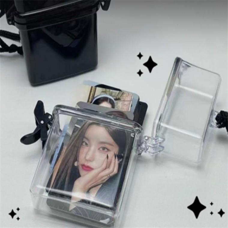 목걸이 포토 카드 케이스 투명포토카드 포카보관함 투명포토카드케이스