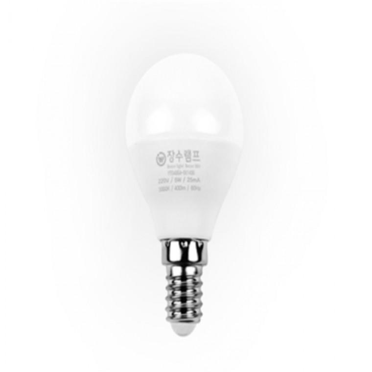 장수 LED 전구 크립톤 5W E14 전구색 미니크립톤 베란다조명 E14전구