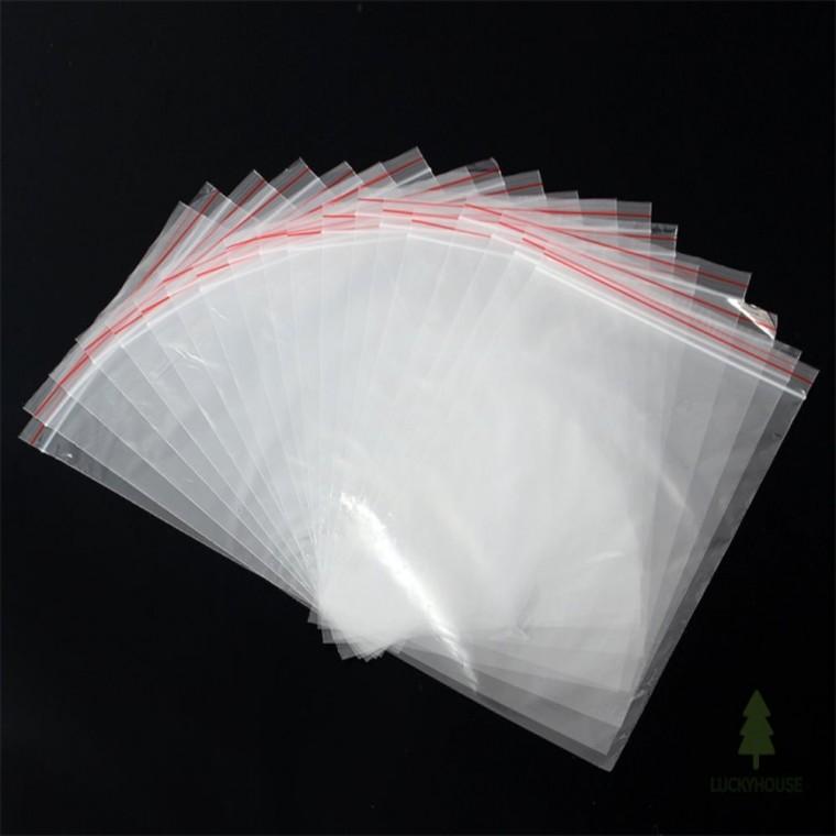 투명 지퍼백 100매 18x26cm 지퍼폴리백 PE지퍼백 대용량투명지퍼백