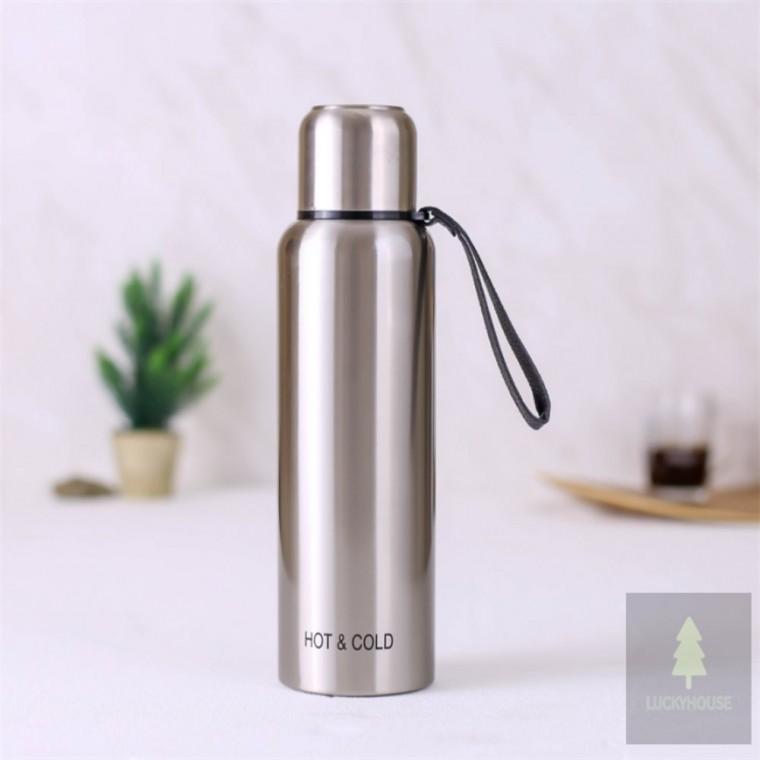 대용량 이중진공 스텐 보온보냉병 1.5L 실버 물이새지않는텀블러 진공텀블러 등산용텀블러