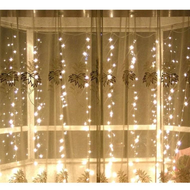 LED 커튼조명 USB줄전구 트리전구 웜색300구 거실커튼조명 usbled전구 led등