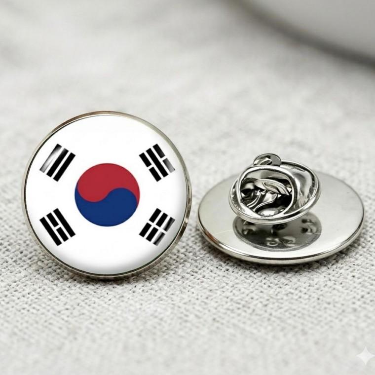 [싸더라] 대한민국 태극기 옷깃핀 국기배지 라펠핀 정장 배지 브로치