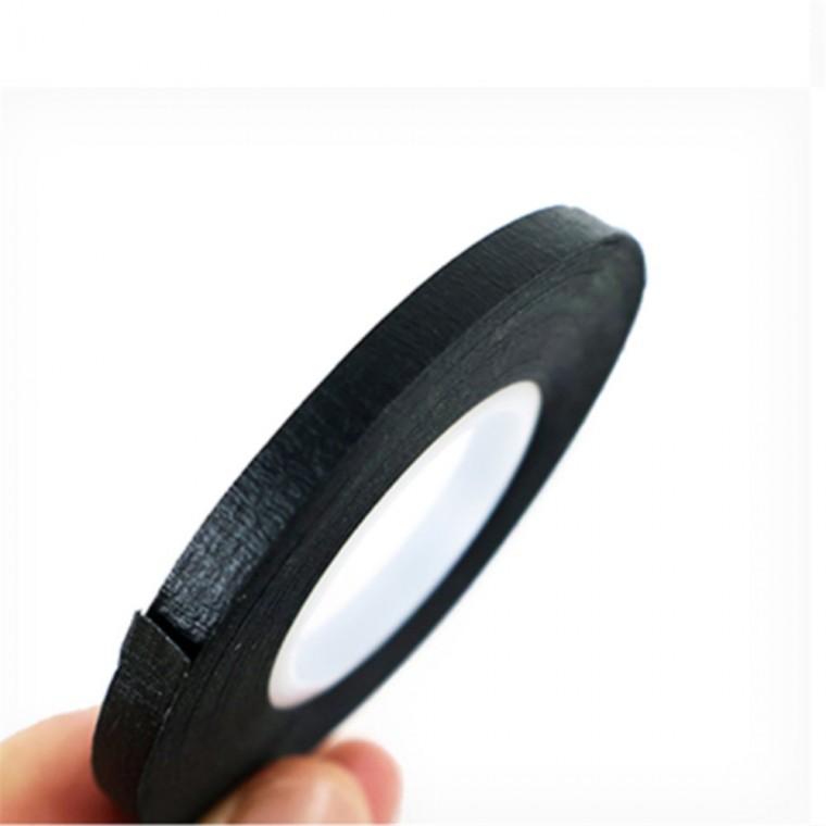 라인테이프 4.5mm 검정 색깔테이프 종이라인테이프 바닥라인테이프