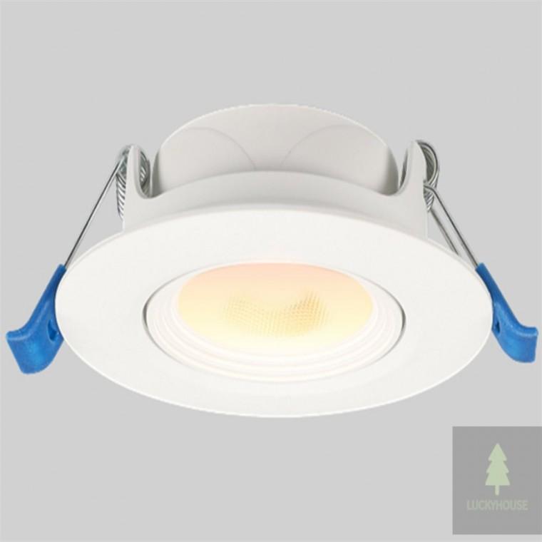 다운라이트 LED회전 천정매립등 각도조절 매입등 7.6cm(3인치) 5W 매립형미니각도조절조명 거실다운라이트