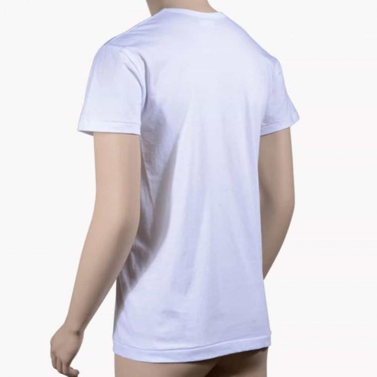 순면 백색 U넥 반팔 T셔츠 남자운동나시 남성런닝구 메리아스
