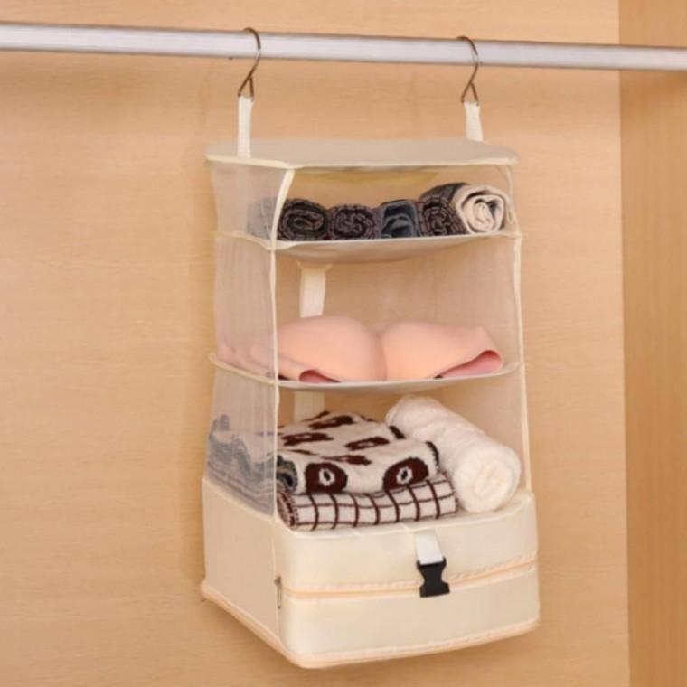 걸이형 캐리어 압축 의류수납백 파우치 정리백 옷수납 여행용