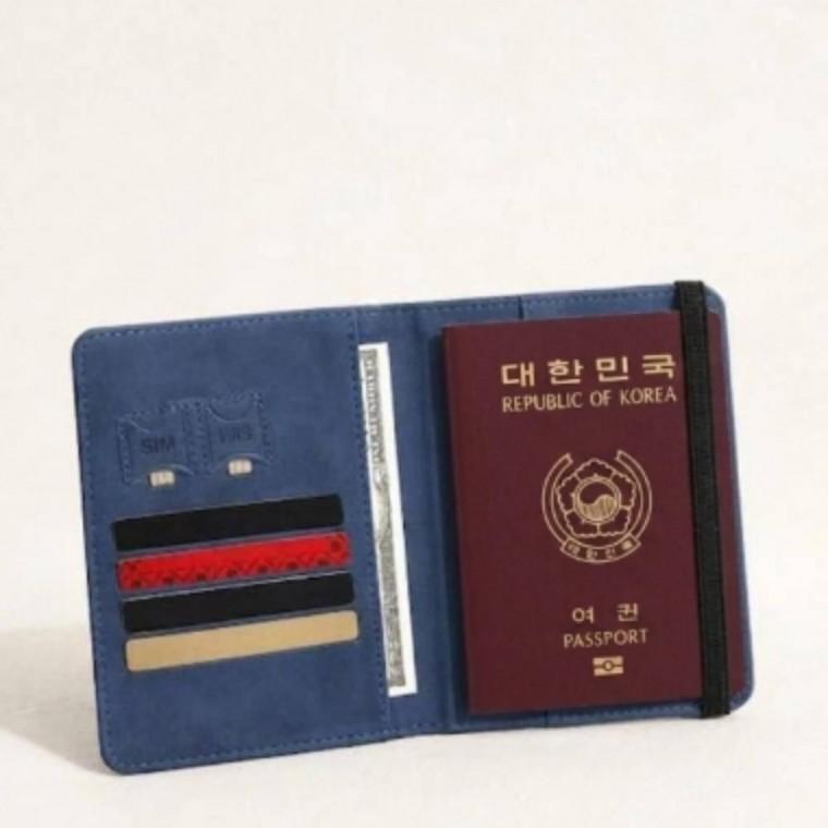 도난방지 여행용 여권 가죽케이스 여권케이스 RFID 여권지갑