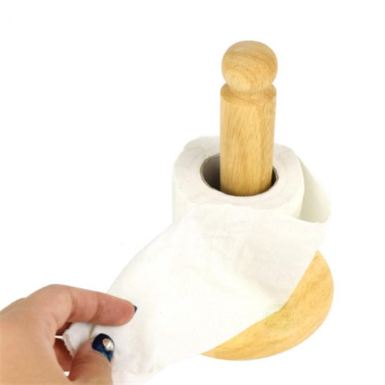 휴지 거치대 나무 두루마리휴지거치대 스탠드휴지봉