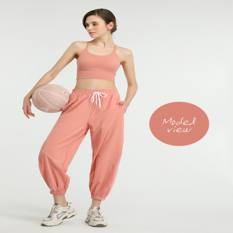 여성 와이드 시스루 요가팬츠 운동복 요가 필라테스 트레이닝웨어