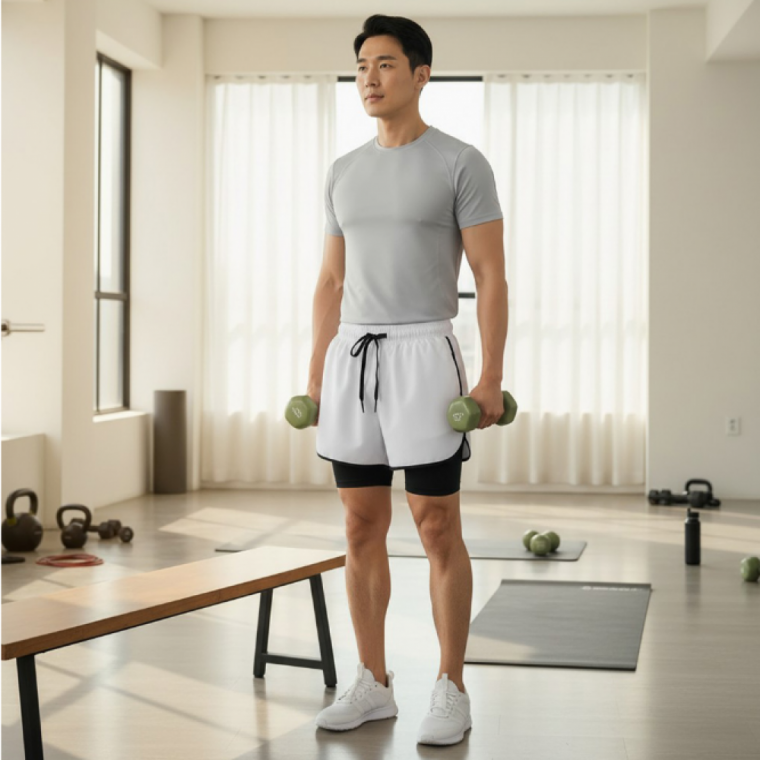 스포츠 투인원 헬스 반바지 러닝 트레이닝 레깅스 일체형 쇼츠