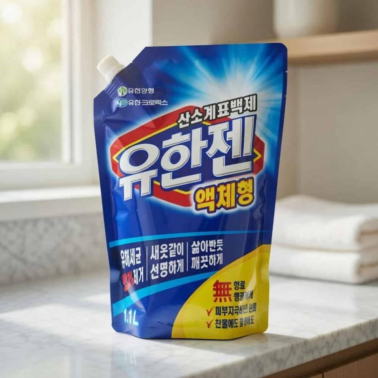 유한젠 액체세제 파우치 빨래액체세제 세탁세제