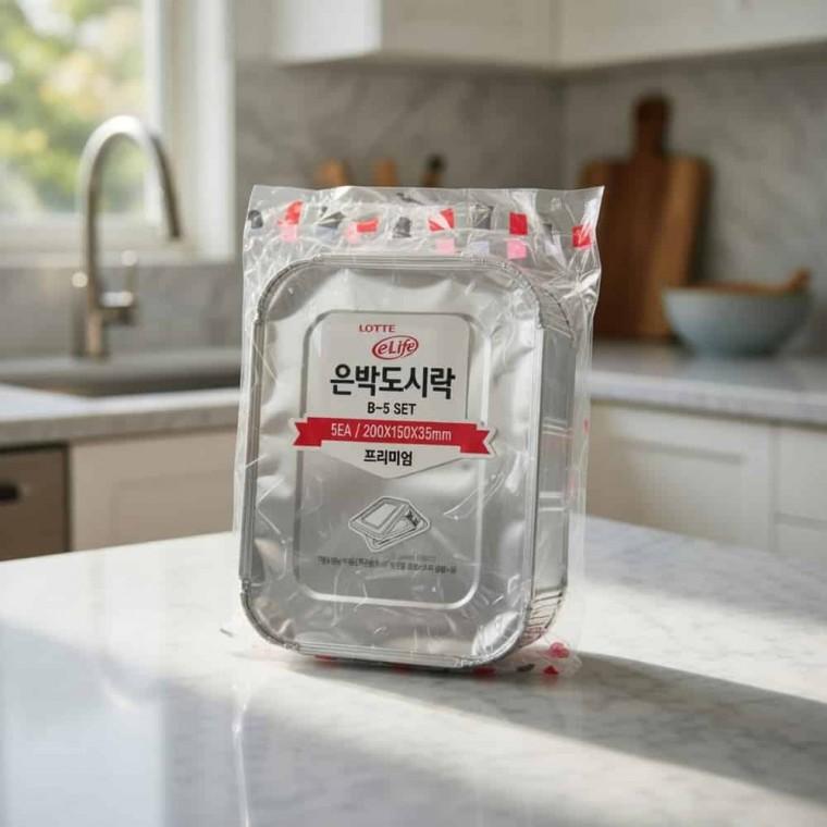 이라이프 은박 도시락 도시락케이스 김밥일회용도시락