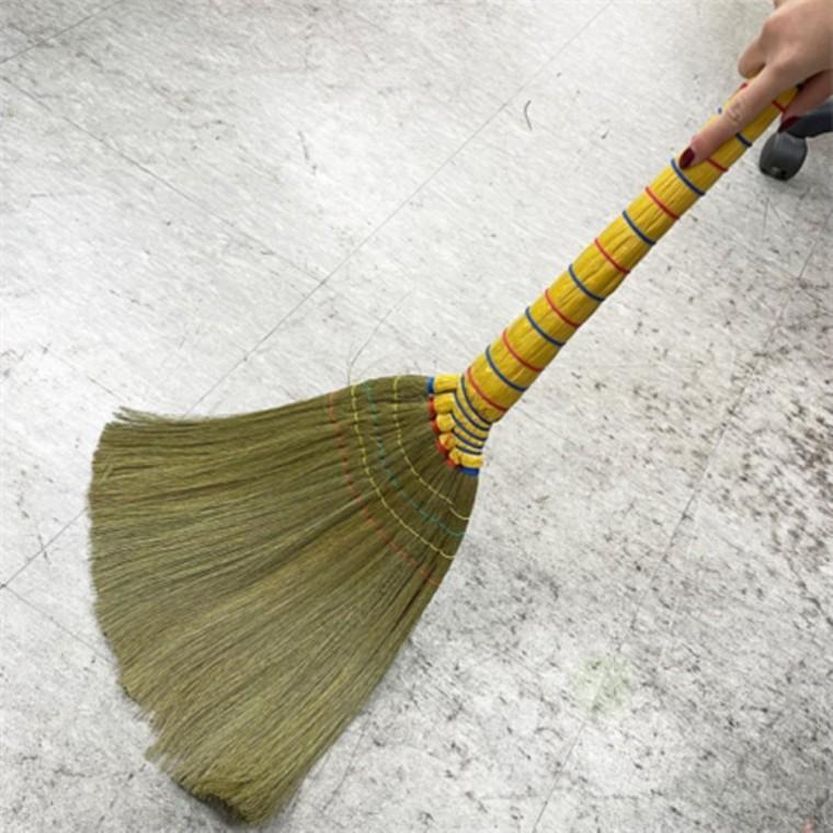 갈대 빗자루 집먼지청소 베란다빗자루