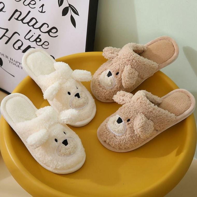 멍뭉이 실내화 슬리퍼 여성용 거실화 데일리 슬리퍼