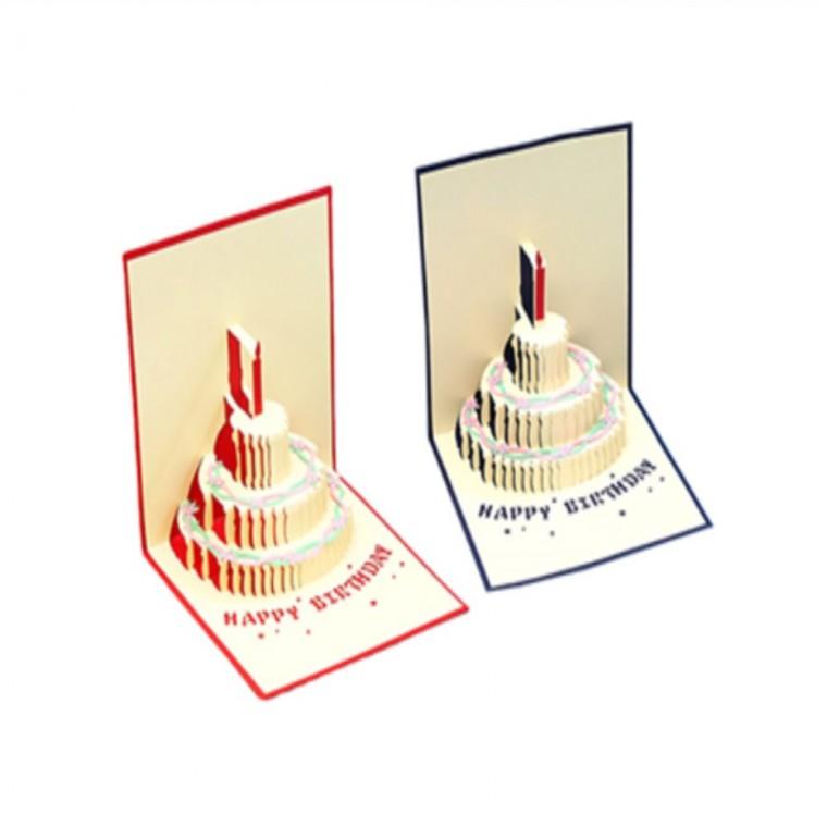 생일 카드 케이크입체카드 특별한케이크 생일축하카드