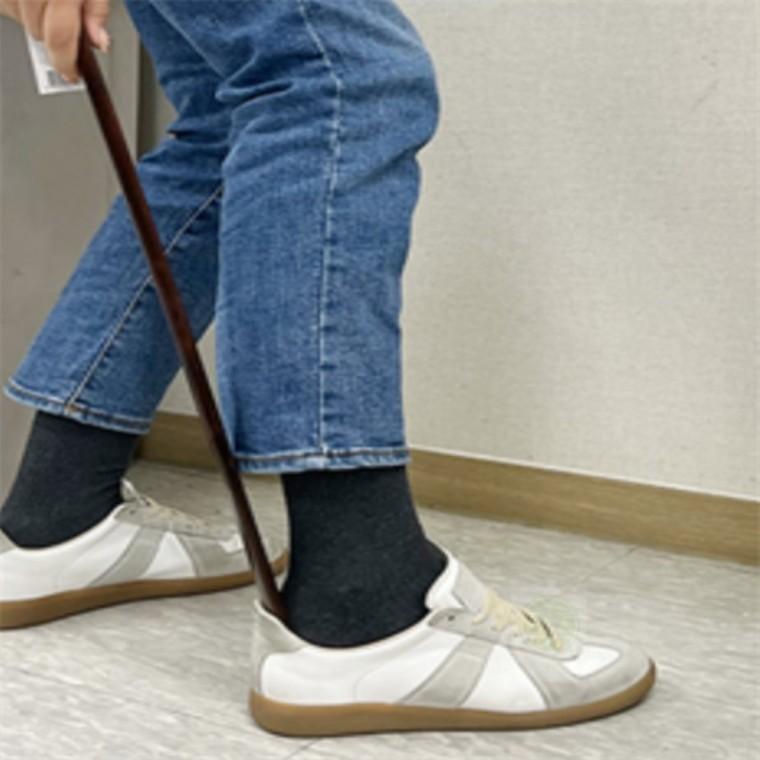 옻칠 구두 주걱 55cm 신발주걱 나무구둣주걱
