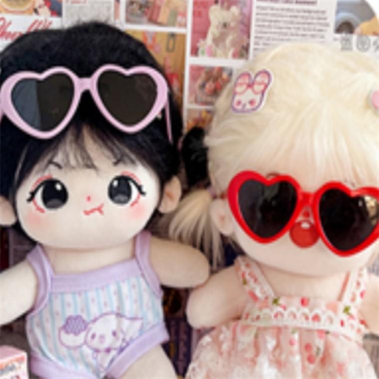 인형용 하트 선글라스 하트선글라스 미니어처안경