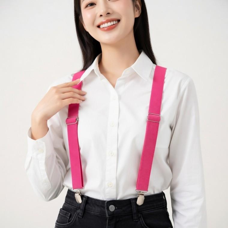 멜빵끈 정장 작업용 서스펜더 패션 멜빵