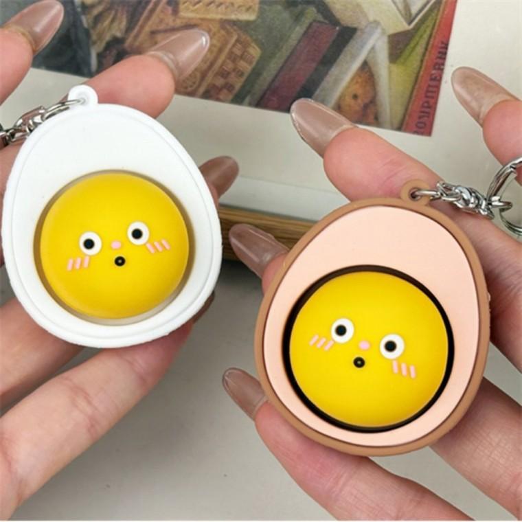 클릭커 계란모양 딸깍이 클리커 키링
