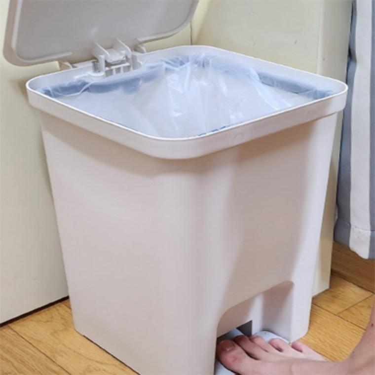 페달 휴지통 페달쓰레기통 페달형휴지통 주방휴지통 인테리어쓰레기통 직사각휴지통